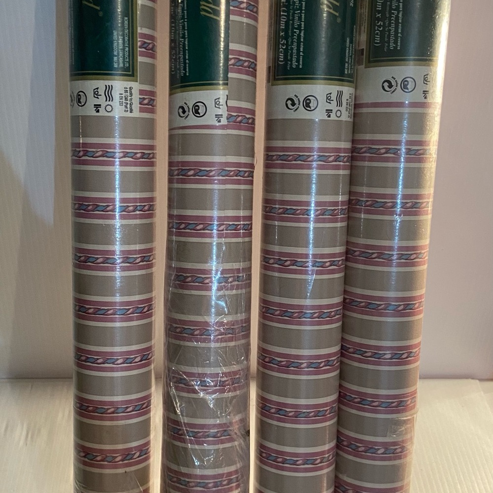 Wallpaper Shand Kydd 4/Rolls (56sq ft each) Ready-Posted Vinyl England Des 81816